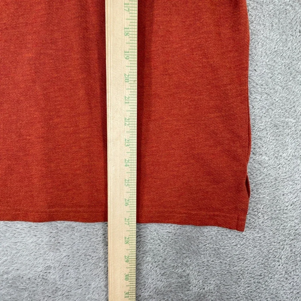 Nike Dri-FIT Training Shirt Mens Medium Orange Heather Active Gym Workout Tee